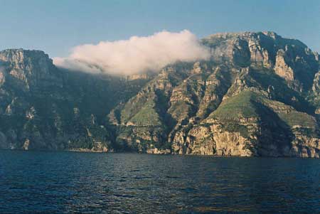 Das ist also die Amalfi Kste vom Wasser aus gesehen